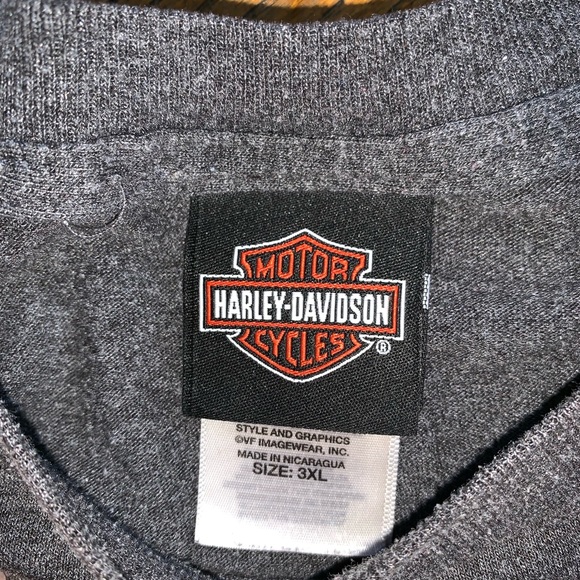Harley-Davidson Motorcycles Shirt Gray Size 3XL - Picture 4 of 8